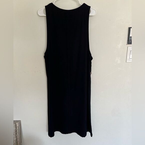 Black Amy K Su 90's Style Vintage Overall Dress Petite Small cottagecore - Picture 5 of 6